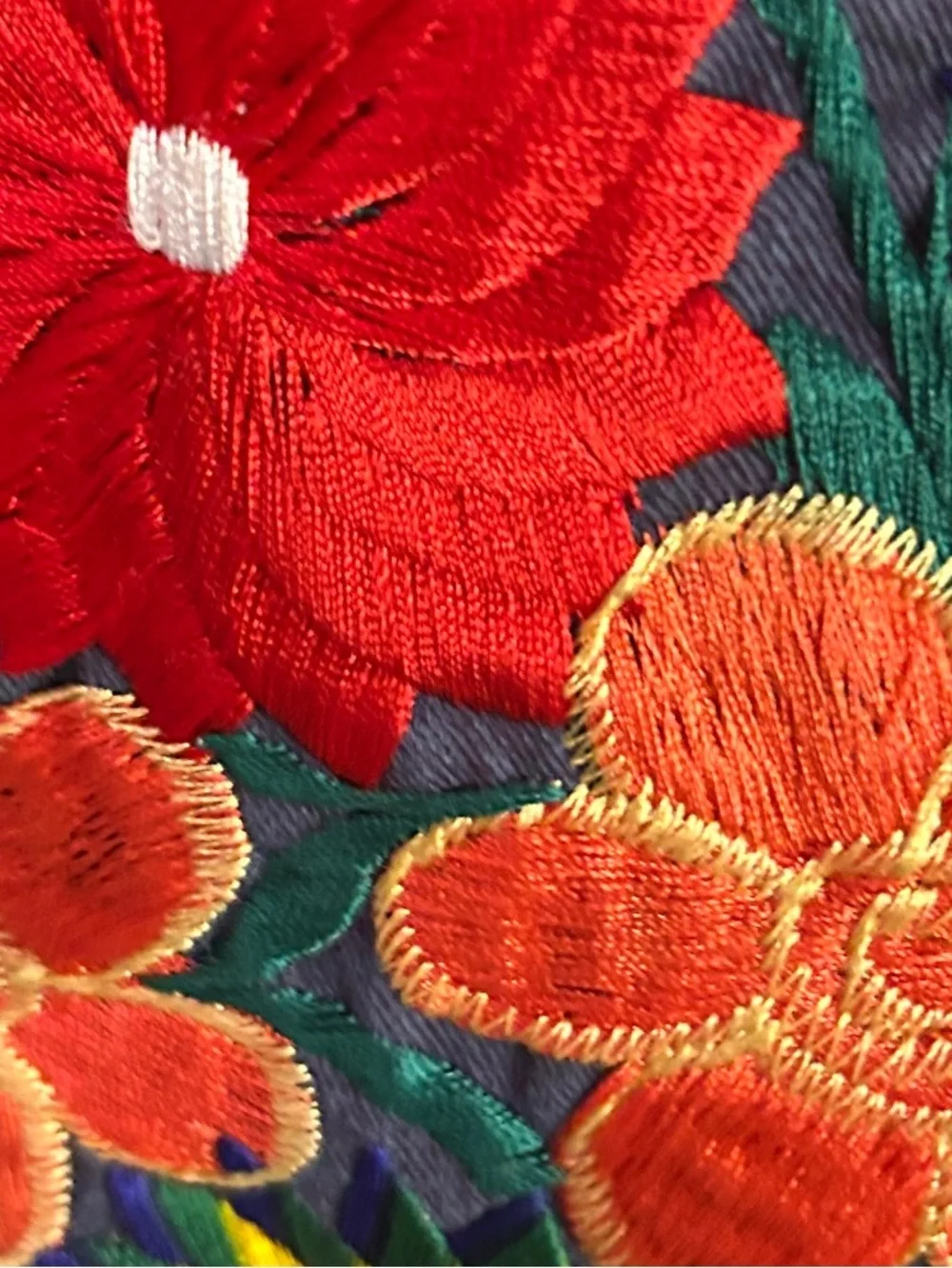 Boho Embroidered Bag Colorful Floral Fringe Ethnic Festival Hippie Purse